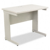 36" W x 24" D Modular Corner Worktable in Gray