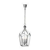 Duke Hanging Lantern in Polished Chrome
