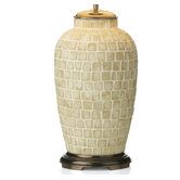 Zuccaro Medium Table Lamp Base in Antique Brass