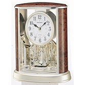 Woodgrain Teardrop Clock