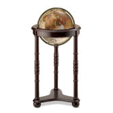 Lancaster Bronze Metallic World Globe
