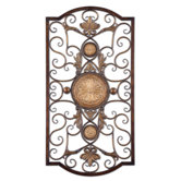 Micayla Large Wall Art in Antiqued Gold
