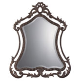 Cleopatra Bronze Mirror in Antiqued Dark Bronze
