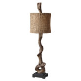 Driftwood Buffet Lamp in Weathered Driftwood