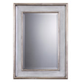 Ogden Blue Beveled Mirror in Hand Rubbed Sky Blue