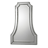 Cattaneo Mirror in Antique Silver and Champagne