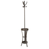 Freewheel Coat Rack in Antique Silvery Black