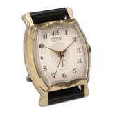 Wristwatch Alarm Square Grene Clock