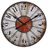 Ellsworth Clock in Crackled Ivory