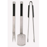 Terrazzo 3 Piece Barbeque Set with Nylon Flat Handle
