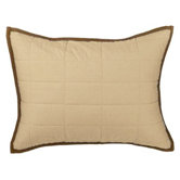 Metro Quilted Boudoir in Khaki and Chocolate