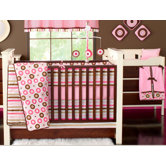 Mod Dots and Stripes 10 Piece Crib Set