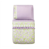 Flower Basket Lilac and Green Toddler Bedding Collection