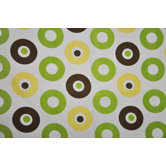 Mod Dots and Stripes Curtain Panel
