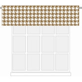 Metro Houndstooth Valance