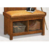 ColorTime Croft Hall Organizer Bottom in Chestnut