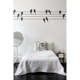 Powerbirds Wall Sticker in Black