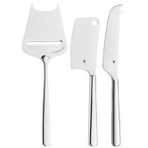 3-tlg. K&auml;se-Set "Bistro" aus Cromargan