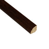 94" Woven Bamboo Quarter Round in Walnut