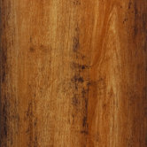 High Gloss 10mm Click Lock Distressed Maple Laminate with Underlayment in Honey