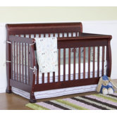 Kalani 4 in 1 Convertible Crib with Toddler Rail