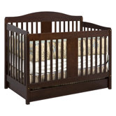 Richmond 4-in-1 Convertible Crib with Toddler Rail in Espresso