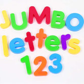 Jumbo Magnetic Letters and Numbers Combo Set