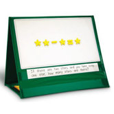 Double-sided Write and Wipe Magnetic Pocket Chart