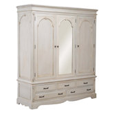 Beverley Distressed Triple Wardrobe