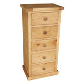 Kempton Bedroom 5 Drawer Wellington Chest