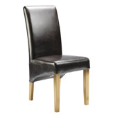 Devonport Bonded Leather Chair in Brown