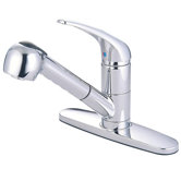 Daytona Single Handle Centerset Kitchen Faucet with Pullout Side Spray