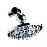 4" Three Tiers Brass Volume Control Shower Head