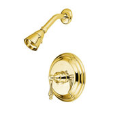 Vintage Thermostatic Pressure Balanced Shower Faucet with Metal Lever Handles