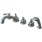Roman Tub Faucet and Diverter Hand Shower