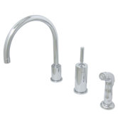 Widespread Kitchen Faucet with Concord Lever Handle