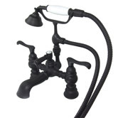 Hot Springs Deck Mount Clawfoot Tub Faucet with Handshower