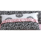Amore Ruffled Lumbar Pillow