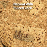 3' x 1' Cork Tile in Natural with Slices