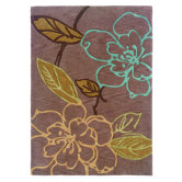 Trio Space Dyed Thistle/Brown Rug
