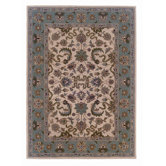 Trio Cream/Light Blue Rug
