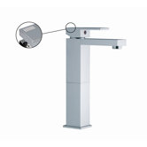 Brick Single Hole Bathroom Sink Faucet with Single Handle