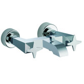 Mp1 Double Handle Wall Mount Tub Only Faucet Trim Cross Handle