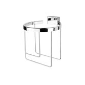 BloQ Spare Double Toilet Paper Holder in Chrome