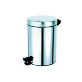 Standard Hotel Pedal Waste Bin in Stainless Steel