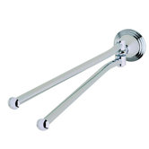 Montana Classic Two Arm Towel Rail in Chrome