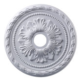 21.5" Corinthian Medallion in White