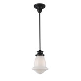 1 Light Schoolhouse Pendant
