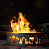 Wolves Fire Ring