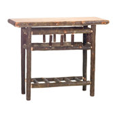 Hickory Open Console Table